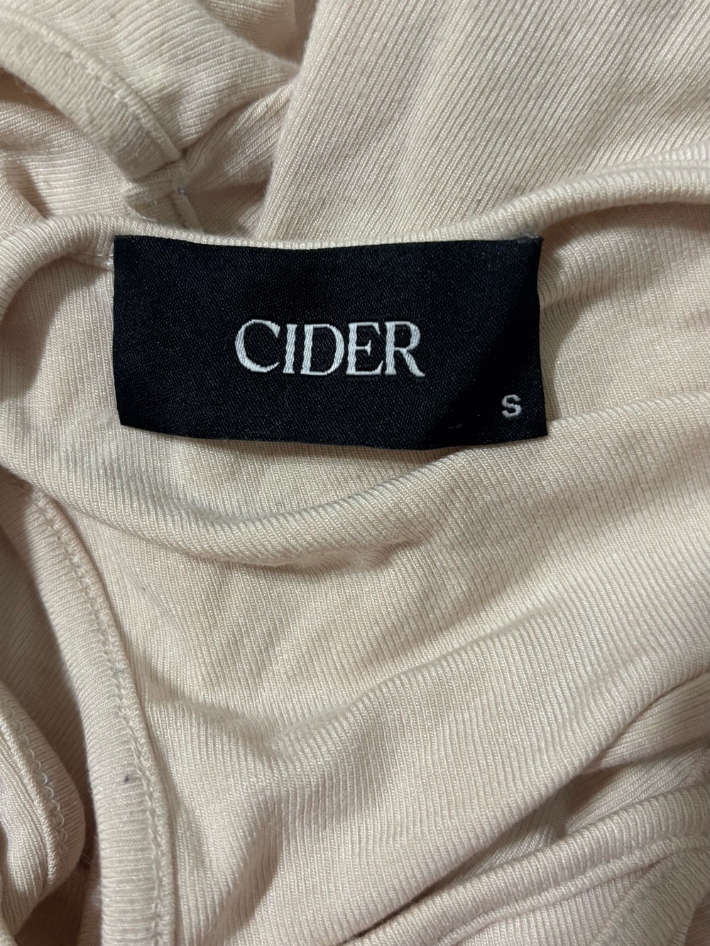 Cider Ribbed Cream Crop Tank